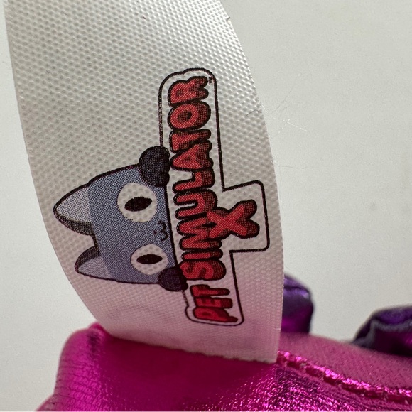 Pet Simulator X Series 1 Mystery Treasure Plush Dark Matter Metallic Cooper Dog - Picture 3 of 10